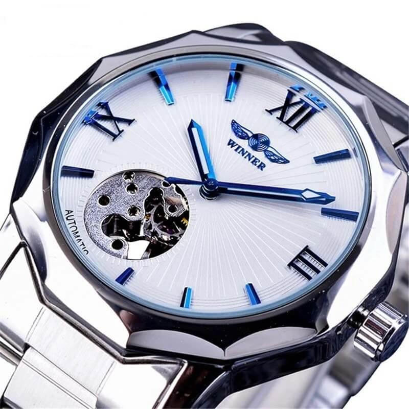 Blue Ocean Transparent Dial Watch